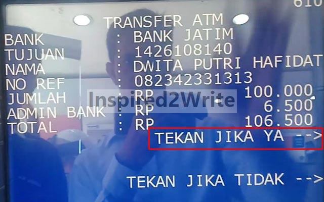 Konfirmasi Transaksi ATM