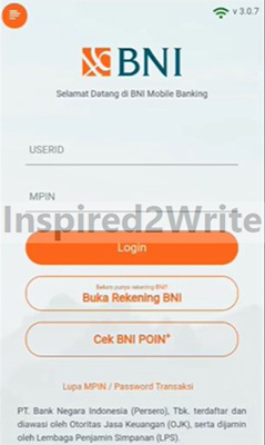 Login BNI Mobile Banking