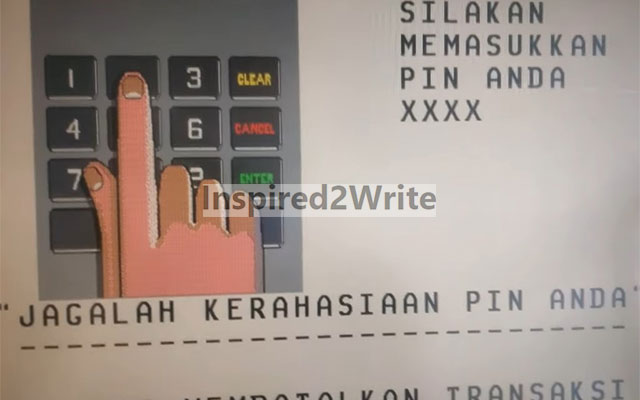 Input PIN ATM