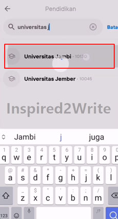 5. Cari Universitas Jambi