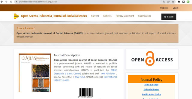 15. Open Access Indonesia Journal of Social Sciences