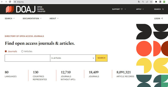9. Directory of Open Access Journals DOAJ